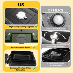 WLSINJL camping stove folded compact for easy transport