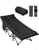 WLIVE 1200D Oxford camping cot setup showcases quick unfold for fast outdoor rest.