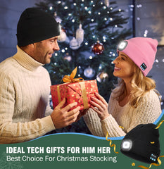 Wmcaps Bluetooth beanie with stereo audio and calls up to 33 feet.