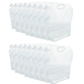 WMXWAN collapsible water containers folded for compact camping storage