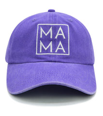 Wodeal Mama Hats Purple Front View