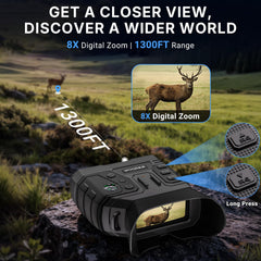 WOGREE Goggles 8x digital zoom for distant subject identification