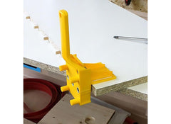 Wolfcraft Dowel Quick Doweling Jig adjustment dials enable precise depth control for clean fits.