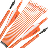 Wolfman 30-inch carbon arrow spine 500 for stable flight during practice