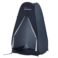 WolfWise pop up changing tent setup view showing instant privacy at the beach.