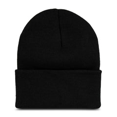 Wolverine knit cap US-made badge closeup showing authenticity