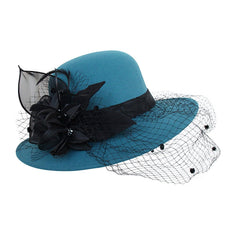 Vintage-inspired cloche silhouette for elegant day and evening wear.
