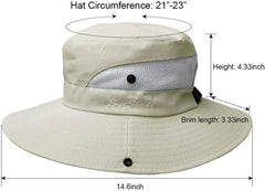 Adjustable chin drawstring for secure fit in windy conditions