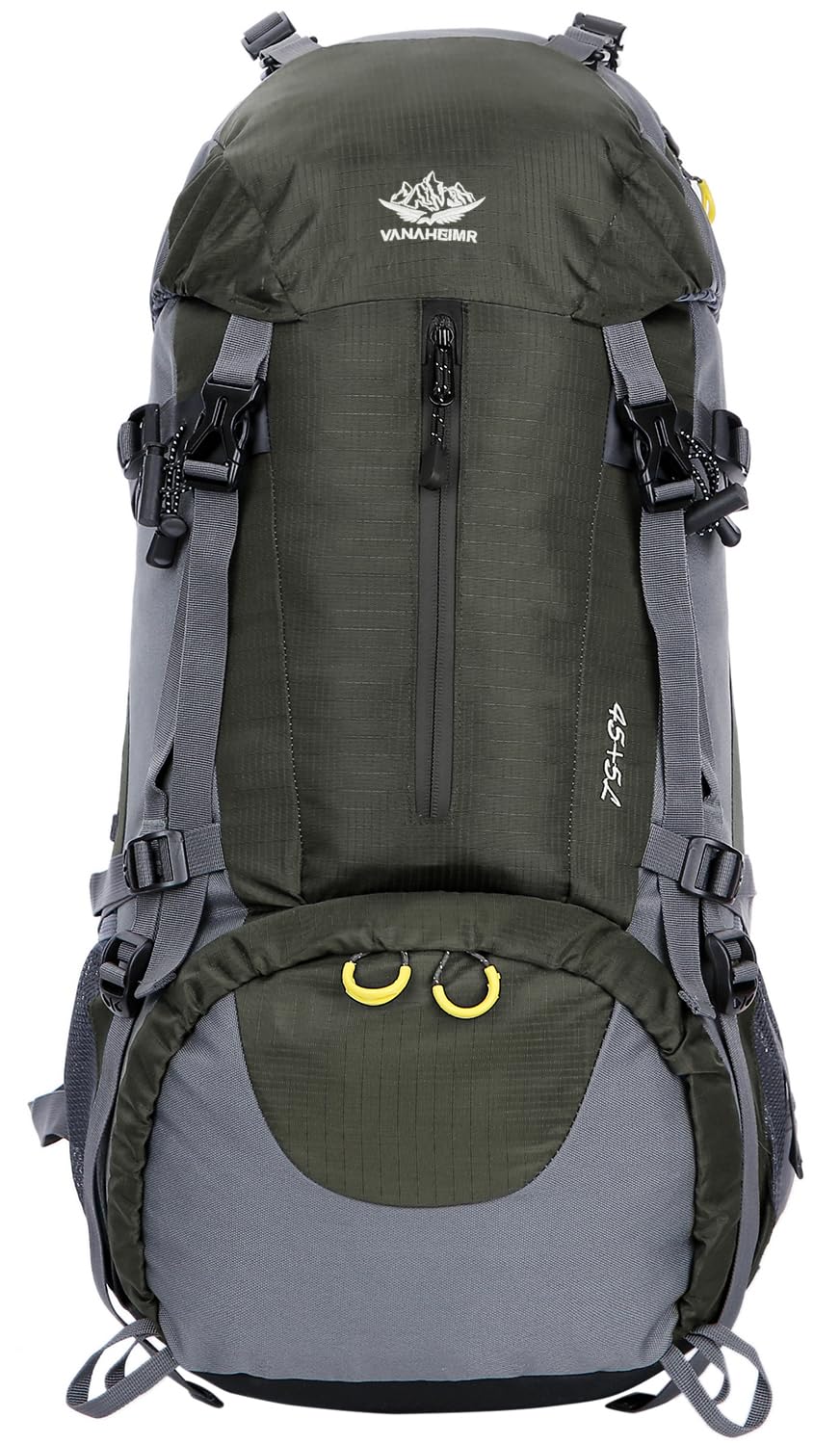 WoneNice 50L backpack main compartment keeps gear organized for rapid access on trails.