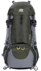 WoneNice 50L backpack main compartment keeps gear organized for rapid access on trails.