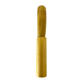 Wooden Wild Boar Caller front view, compact portable field tool.