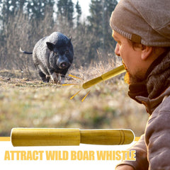 Wooden Wild Boar Caller side profile showing durable construction.