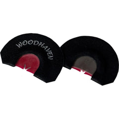 Woodhaven Black Wasp turkey call with 3-reed V-cut design for realistic yelps.