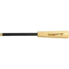 Woodhaven Cut-N-Cackle Striker with oak-dowel close-up showing durable construction and high-pitch potential.