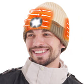 WOOMER heated hat beige - front view