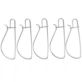 WOONEKY stainless steel fish clips close-up shows durable construction for reliable outdoor use.