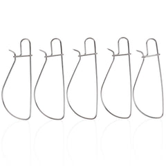 WOONEKY stainless steel fish clips close-up shows durable construction for reliable outdoor use.