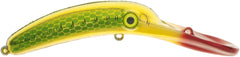 Wordens Mag Lip Trolling Plug 3.5 in Metallic Gold Green Pirate delivers deep-water action for bigger strikes