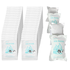 WORLD-BIO dry ice packs in unexpanded sheet showing space-saving packaging.
