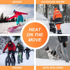 WORLD-BIO toe warmers heat-activation image shows air-activated warmth starting fast.