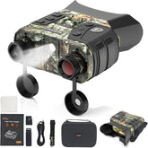 WOSPORTS 4K night vision goggles side view with camo for rugged outdoor use