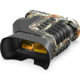 WOSPORTS 4K night vision goggles front view in camo for outdoor exploration.