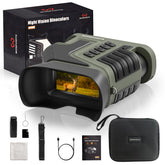 WOSPORTS 4K night vision goggles front view for versatile outdoor use and easy handling