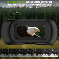 WOSPORTS zoom setup demonstrating 80X magnification capability