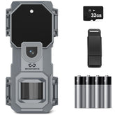 WOSPORTS mini trail camera compact design for discreet wildlife monitoring.
