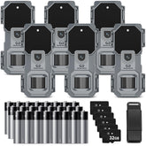WOSPORTS trail camera front view for easy outdoor monitoring.