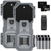 WOSPORTS trail camera front view ready for outdoor wildlife monitoring.
