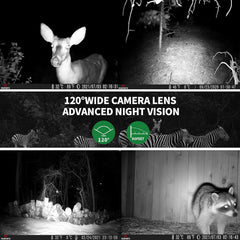 WOSPORTS Trail Camera LCD screen view aids quick setup and review