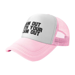 Wovotieh Jam Out with Your Clam Out Hat side profile showing breathable mesh back