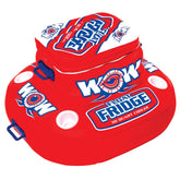 WOW Sports Inflatable Float Fridge front view keeps drinks within reach while floating