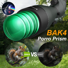 WOZEL 45-degree eyepiece enables comfortable standing or seated viewing.