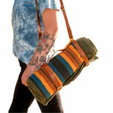 WP West Path bedroll with olive strap for easy carrying and secure rolling.