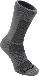 Wrightsock Merino Coolmesh II Crew double-layer design reduces friction for blister-free hiking.