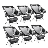 WTVIDAS compact backpacking chair folded in a tote bag for ultra-portable travel.