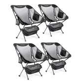 WTVIDAS compact backpacking chair folded for easy transport.