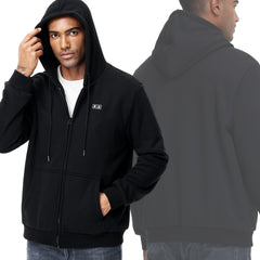 WUEAOA Heated Hoodie temperature control for chest and back warmth