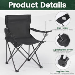 WUROMISE chair frame shows sturdy steel support for outdoor use.