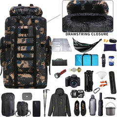W WINTMING hiking backpack MOLLE system adds modular gear attachments.
