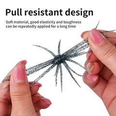 Wxbimksza sea urchin lure glitter-scale green attracts predatory fish with action.