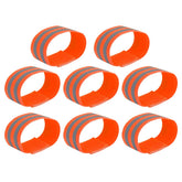 X AUTOHAUX armband orange-wrist-wear boosts night visibility for cycling or running