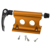 X AUTOHAUX quick-release bike fork mount on bike frame for secure transport.