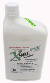 X-SOL Plastisol 1 Quart Medium Clear for Fishing Lure Making