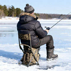 X Strike chair cooler shows cup holder and pliers hanger for easy access.