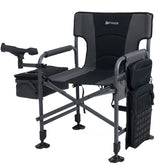 X Strike fishing chair oversized-seat for roomy comfort during outdoor outings