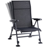 X Strike folding camping chair with oversized seat for tall comfort on camping trips