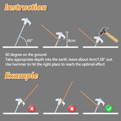 x-vesolje tent stake multi-use supports canopies, tarps, and decor anchors.